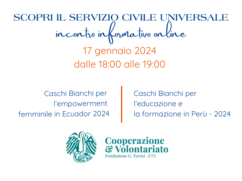 INCONTRO ONLINE SCU - 17/01/24